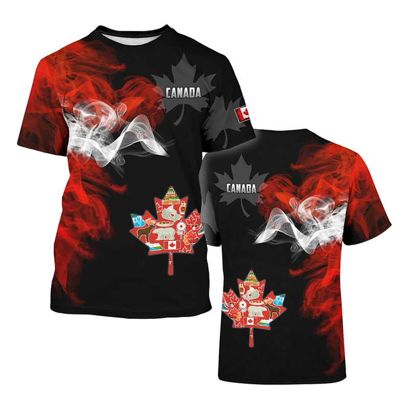 2025 Fashion New Canada T-shir - Street Fashion Canada recension och pris