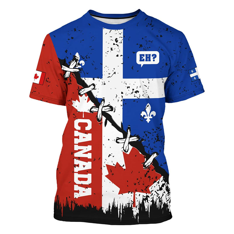 2025 Fashion New Canada T-shir - Street Fashion Canada recension och pris