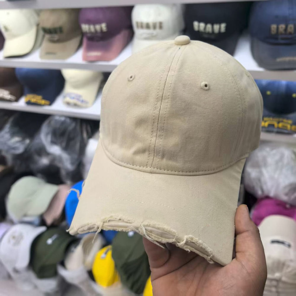 Unisex Broken Brim Baseball Ca - Street Fashion Y2K recension och pris