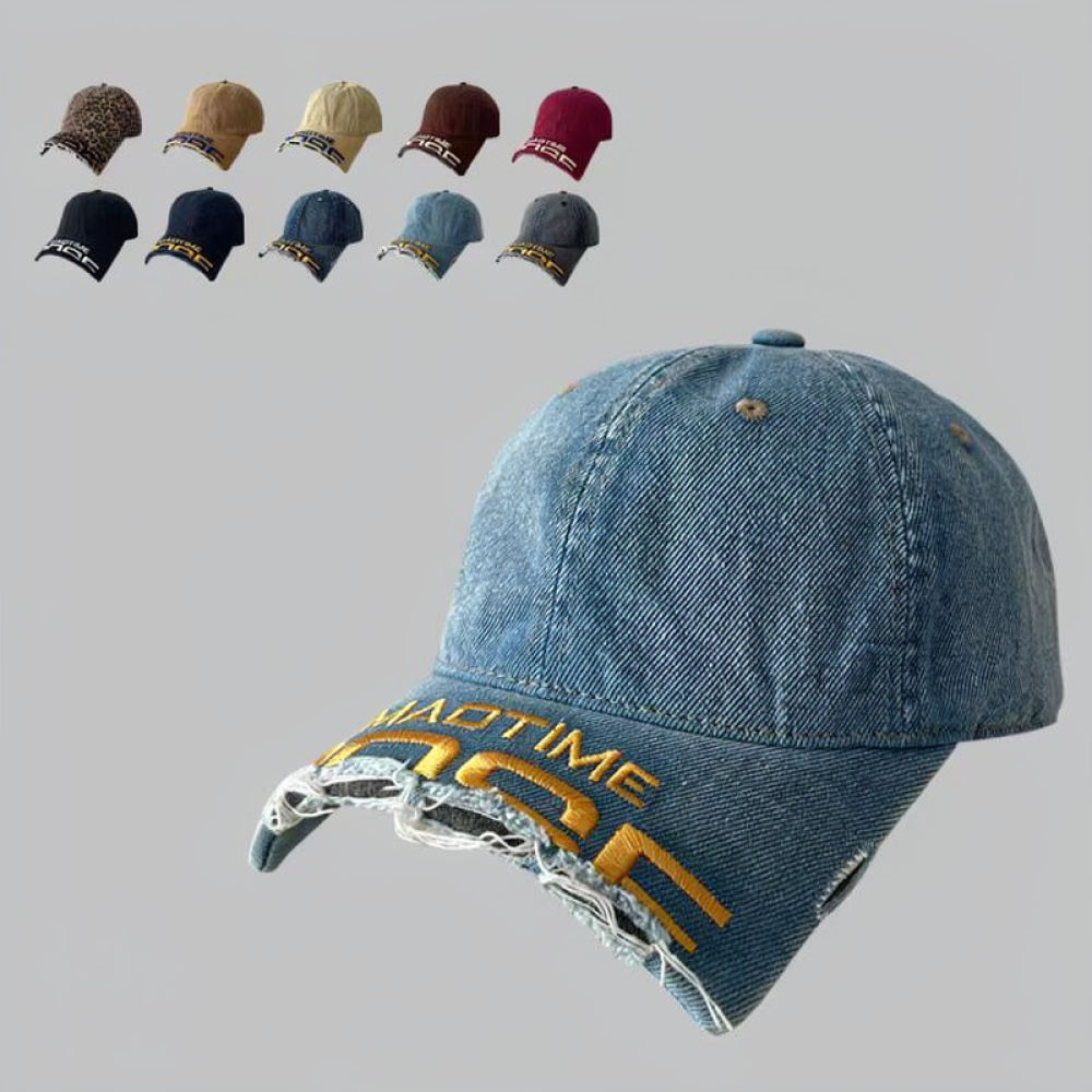 Unisex Broken Brim Baseball Ca - Street Fashion Y2K recension och pris