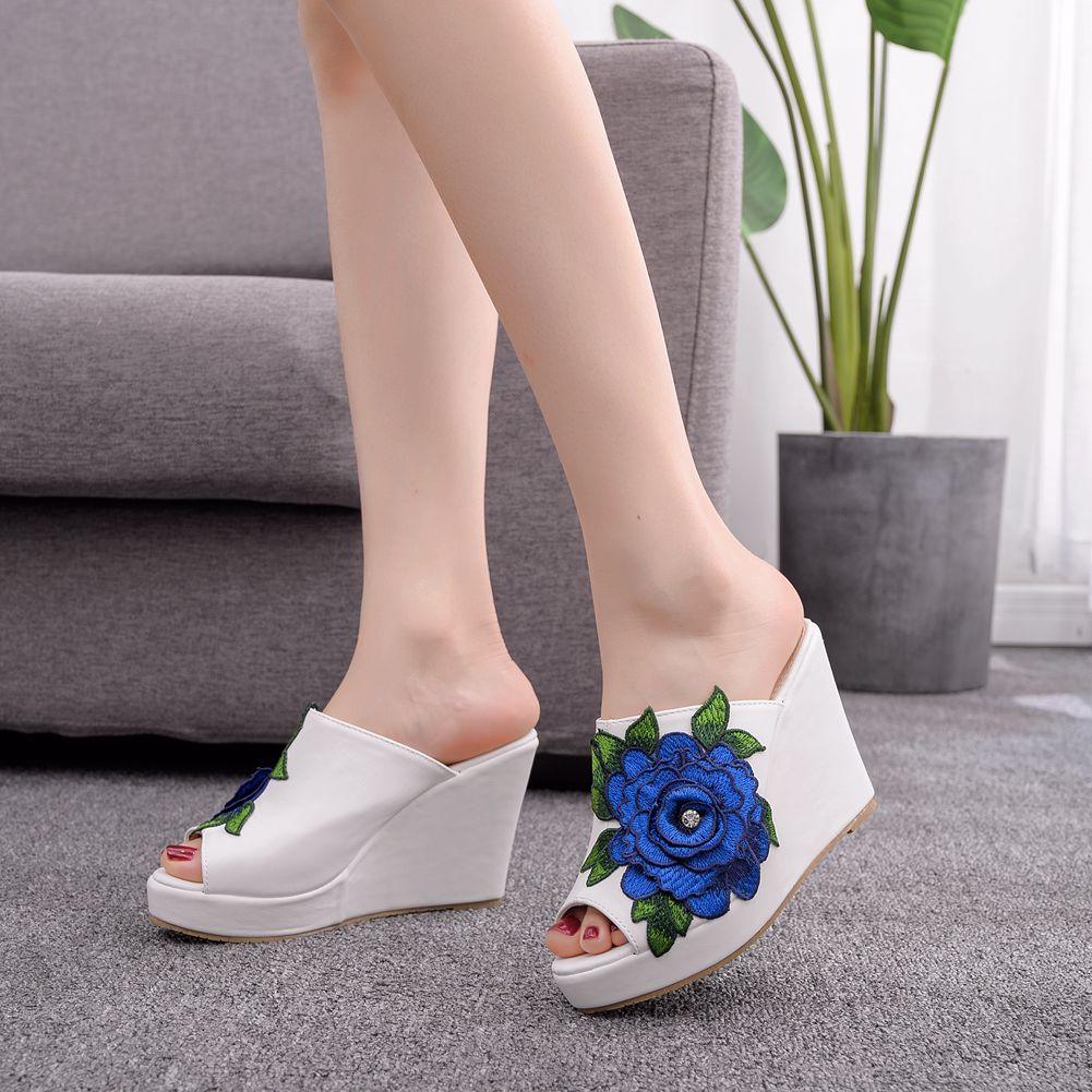 Womens Flower Open Toe Fashion - Queen Street Fashion recension och pris