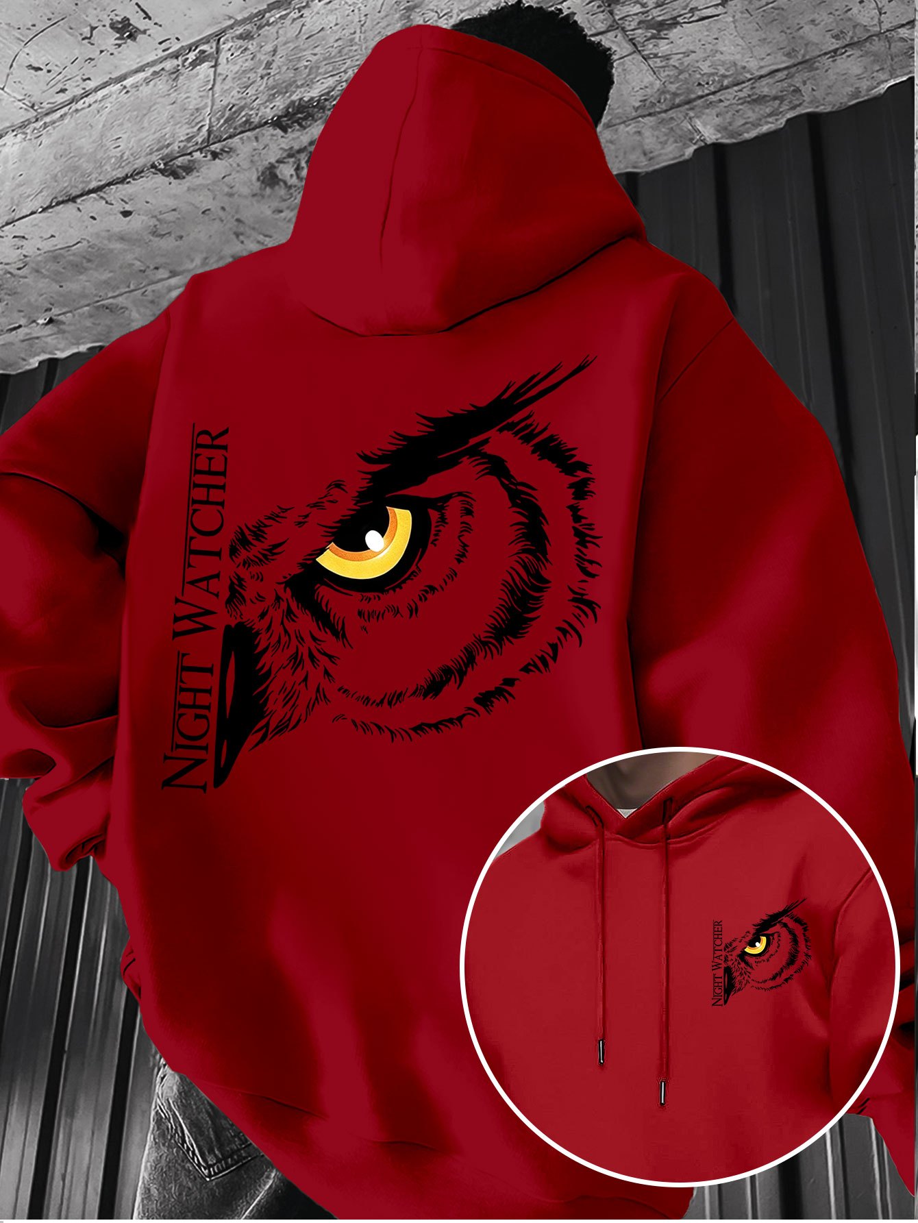 Night owl big eye pattern prin - Fashion Street Night recension och pris